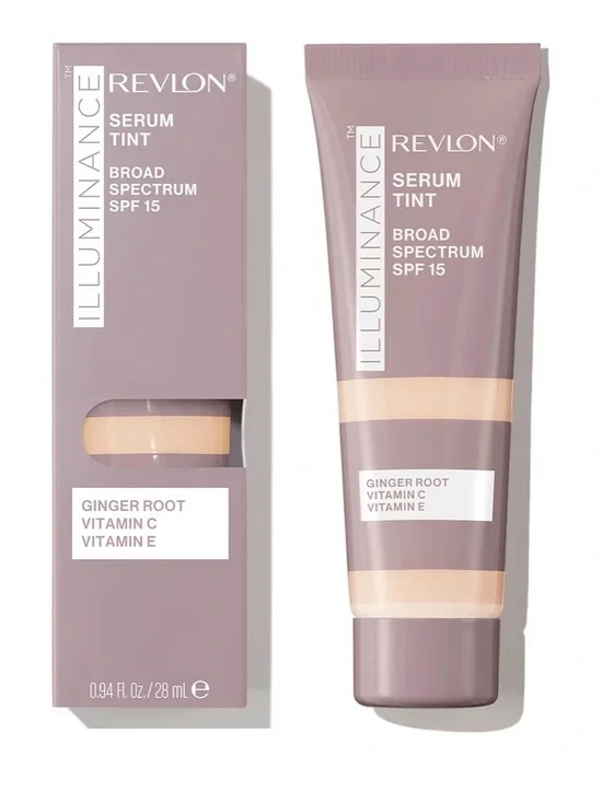 Revlon Illuminance Tinted Serum,Triple Hyaluronic Acid,SPF 15,113 Ivory Beige