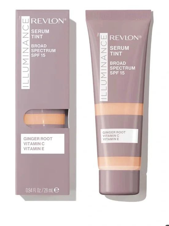 Revlon Illuminance Tinted Serum,Triple Hyaluronic Acid,SPF 15,213 Light Natural