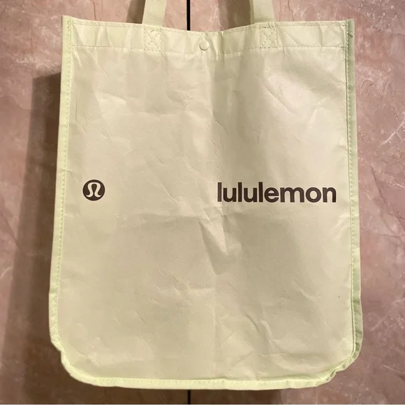 Lululemon Athletica Light Green Reusable Bag
