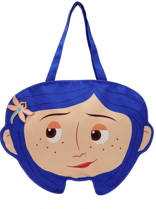 Loungefly Coraline Cosplay Oversized Canvas Tote Bag 🆕🆕🆕