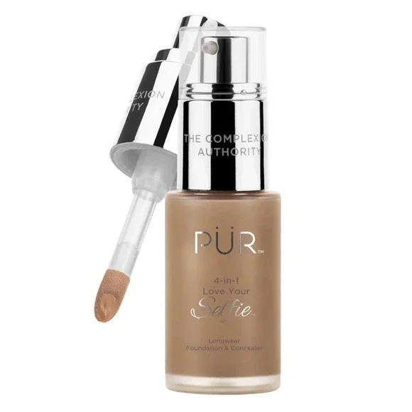PUR 4-in-1 Love Your Selfie Longwear Foundation Concealer DN2 Walnut 1oz