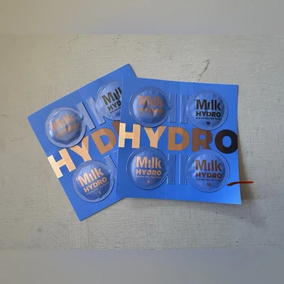 NWT Milk Makeup Hydro Grip Gel Tint Sample Cards Set