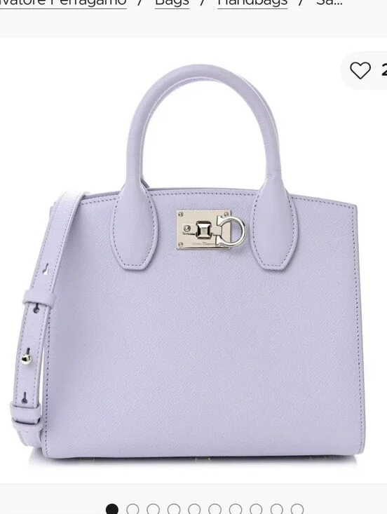 NWT Salvatore Ferragamo Small Studio Box Bag
