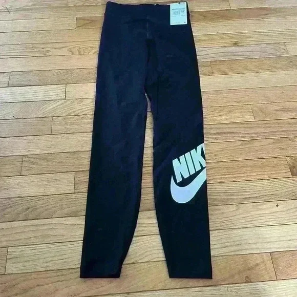 Nike Women's XS Black High Rise Full Length Leggings Activewear