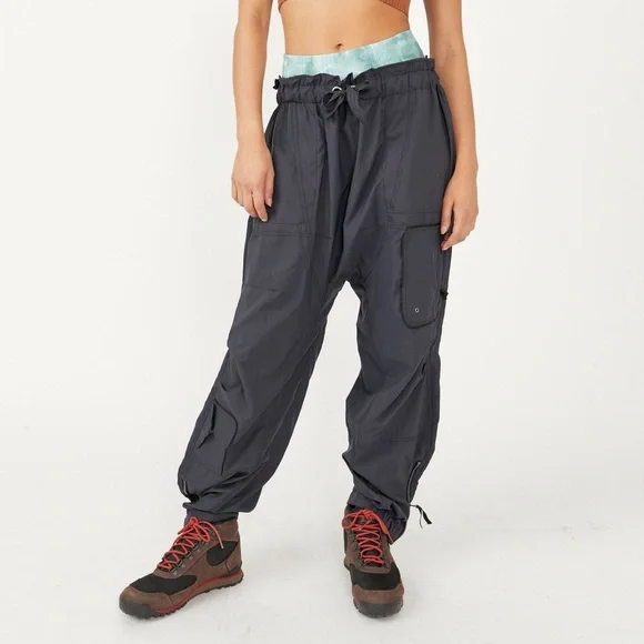 FREE PEOPLE MOVEMENT SPRING TREKKER PANT BLACK SIZE LARGE