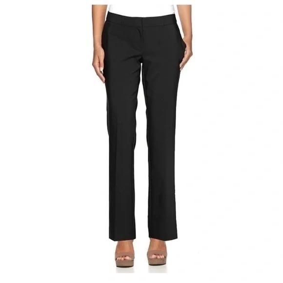 NWT Apt 9 Straight Pants Torie Mid Rise 24 Tall / long inseam 33” waist 47-48.5”