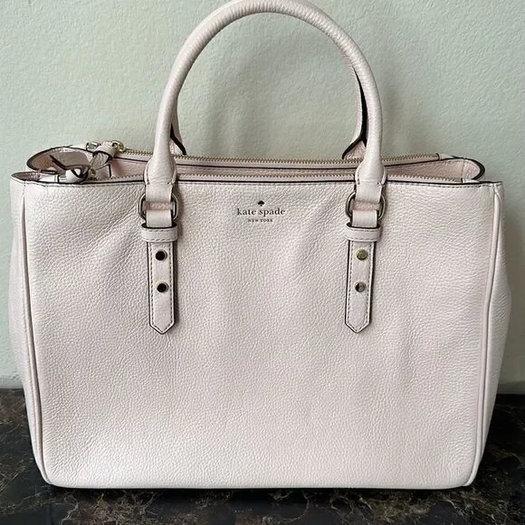 New Kate Spade Mulberry Street Leighann Pebble Leather Crossbody Tote