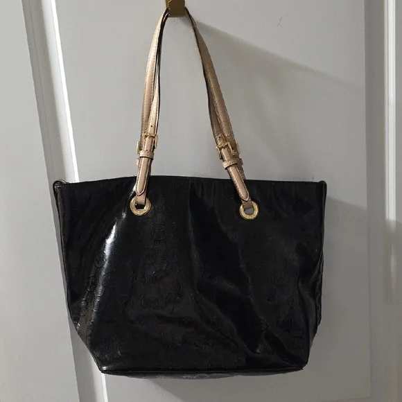 MICHAEL Michael Kors Black & Gold Tote