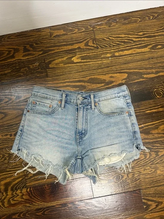 Levi’s distressed grunge Jean shorts