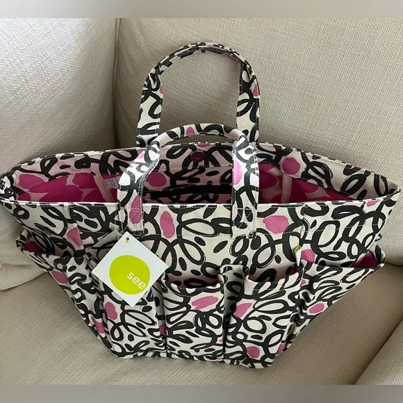 See Design Chubby Cubby Wired Pink/Black, NWT