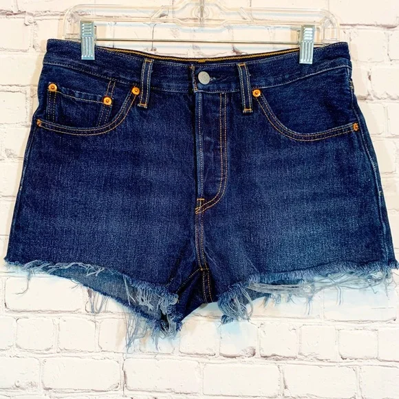 Levi Jeans 501 denim Hi rise Shorts