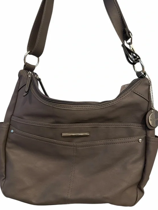 ROSETTI TOTE BAG PURSE Smoke Grey Lots of Pockets