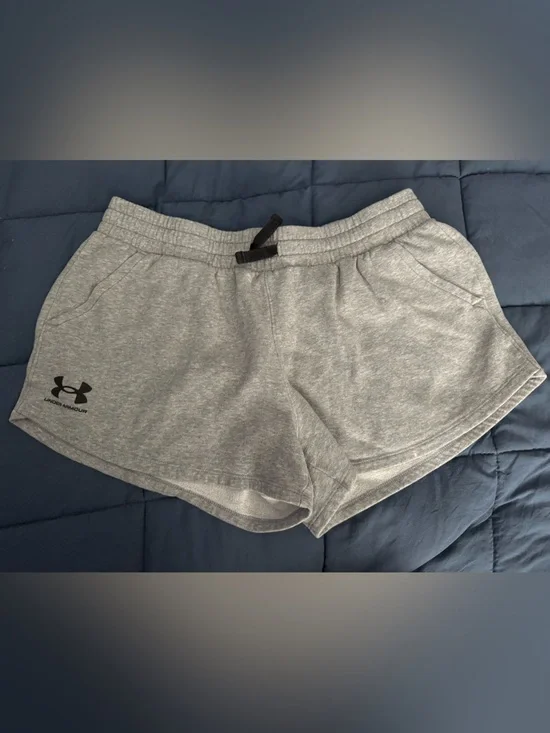 Under Armour Heather Grey Women's Athletic Shorts