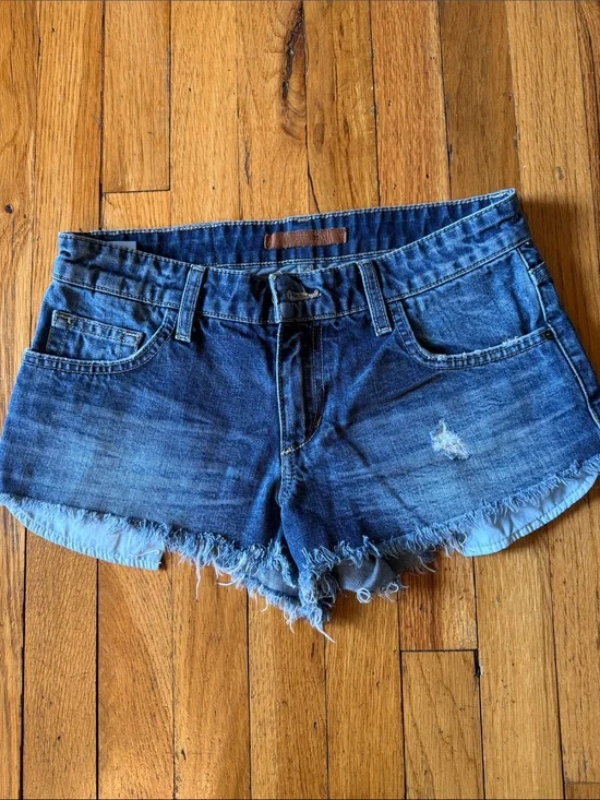 Joe’s Jeans Denim Frayed Hem Women's Shorts - Blue