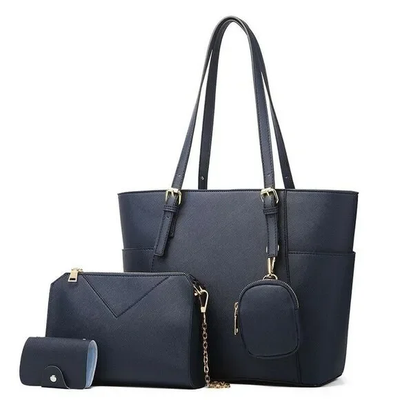Handbags for Women Fashion Tote Bags Shoulder Bag Top Handle Satchel Purse Set 3