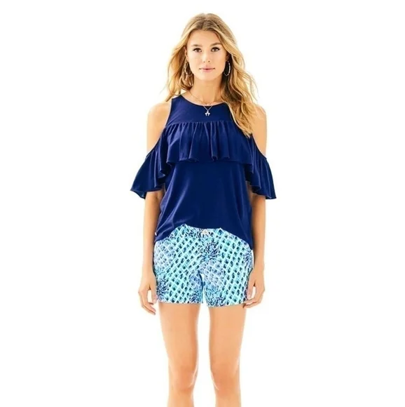 LILLY Pulitzer Women's Tropical Callahan Shorts -Size (6)- Excellent Condition