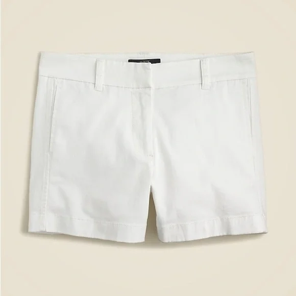 NWT J Crew white shorts size 12 and 14