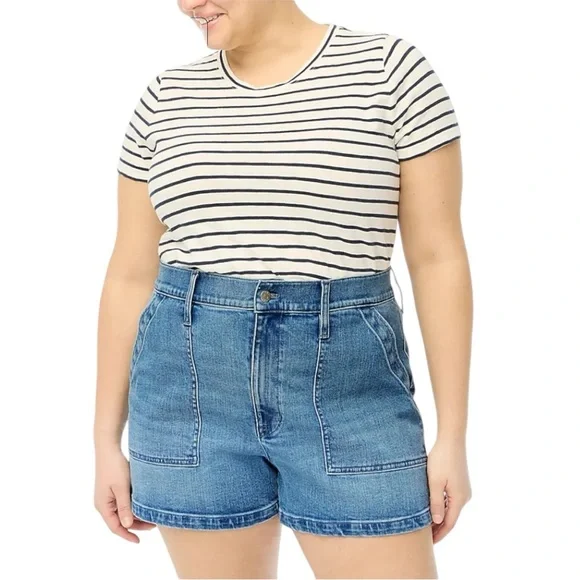 J. Crew Factory Utility Denim Short Size 33