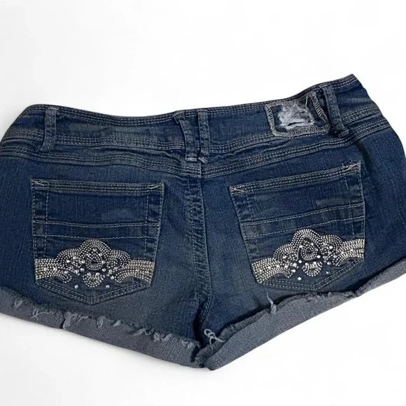 Y2K rue 21 shorts cut off EUC‎ denim