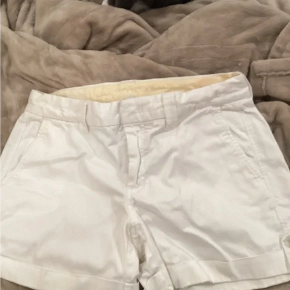 Banana Republic Roll Up Cream Women's Shorts 12