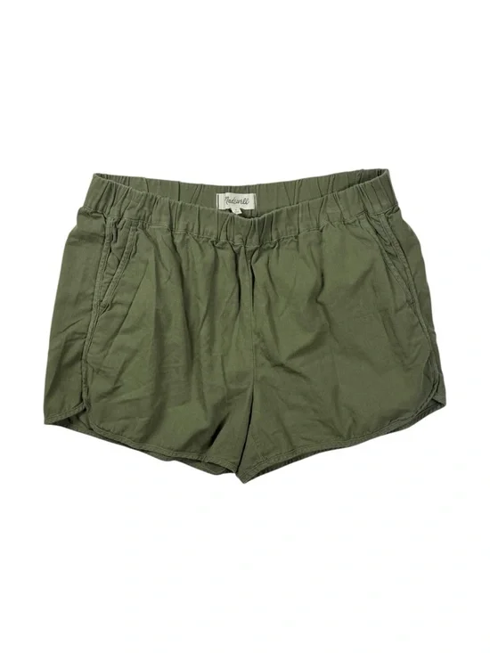Madewell Olive Green Elastic-Waist Pull On Utility Short Size Small