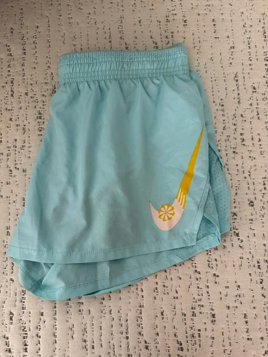 Light Aqua Nike DriFit Shorts