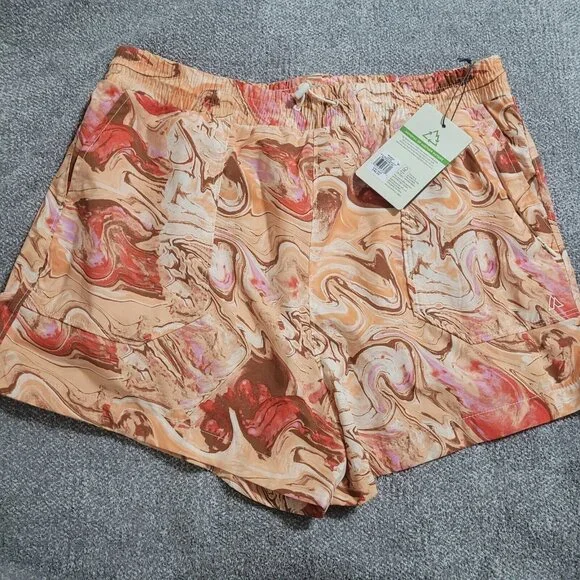 NWT Alpine Design Woven Shorts Shortie Womens Large UPF 50+ Ecodry 3.5 Inseam‎