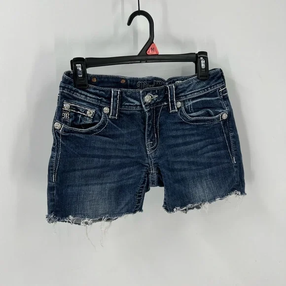 Miss me DIY cut off denim shorts 27