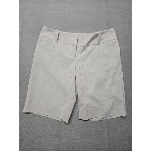 The Limited Women Grey Dress Shorts Size 0 Business Casual Stretch