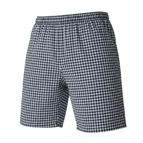 Lands' End Women's Blue & White Houndstooth Check Knit Capri Shorts Size 3X
