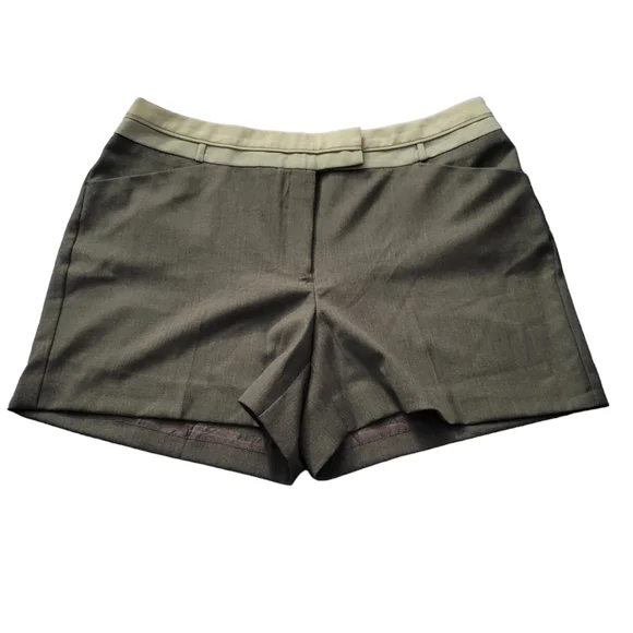 Worthington Modern Fit Shorts Slate Gray Women's Size 12