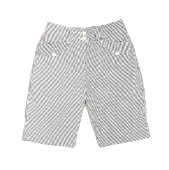 Nike Golf high waist Gray Striped Bermuda LIKE NEW