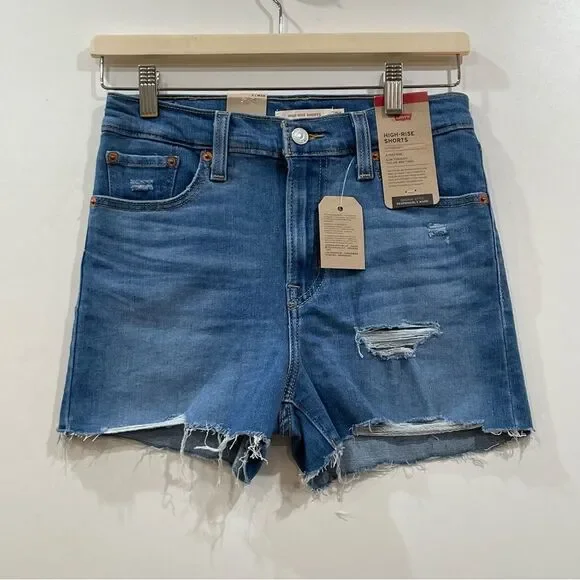 Levi Jean Shorts, High Rise, Size 26