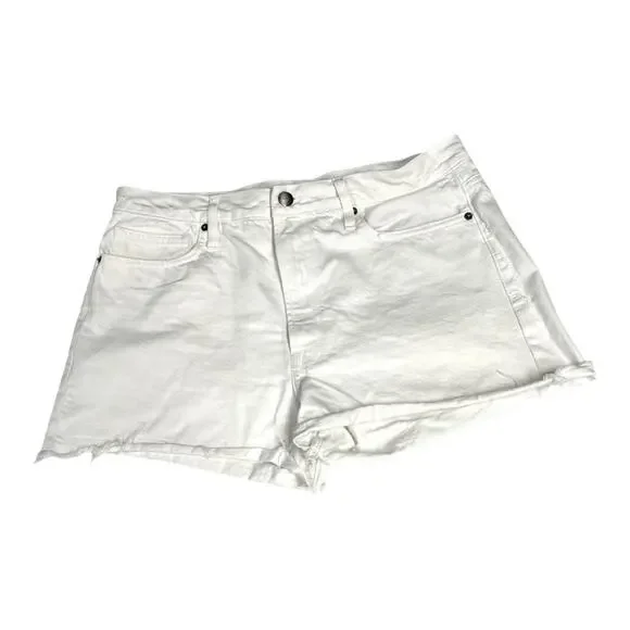 Frame Women's Size 30 Le Simone Distressed Denim Shorts White