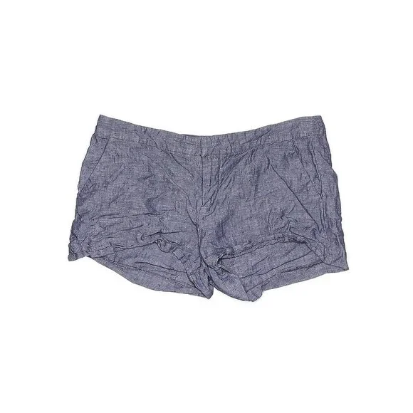 Joie Chambray Linen-Blend Shorts – Size 8