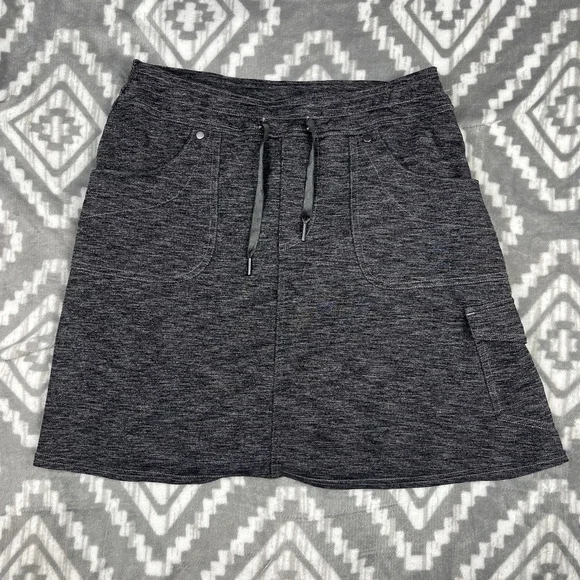 Kuhl Skirt Womens XS Heather Gray Mova Lined Skort Tennis Hiking Outdoors