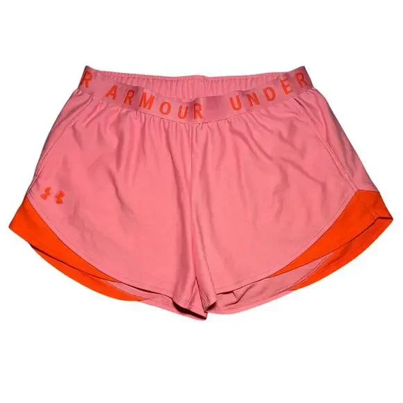 Under Armour - Pink Breathable Shorts - Size Medium