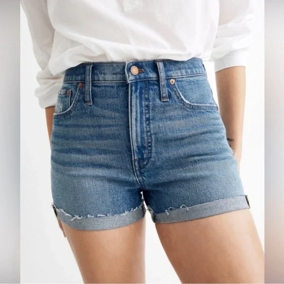 Madewell High Rise Denim Shorts Size 26