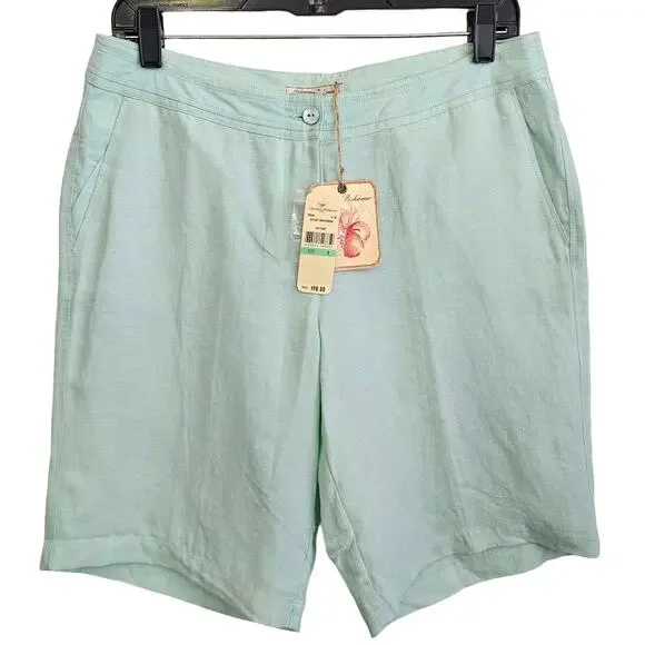 NWT Tommy Bahama Daylight Linen Bermuda Short Size 8