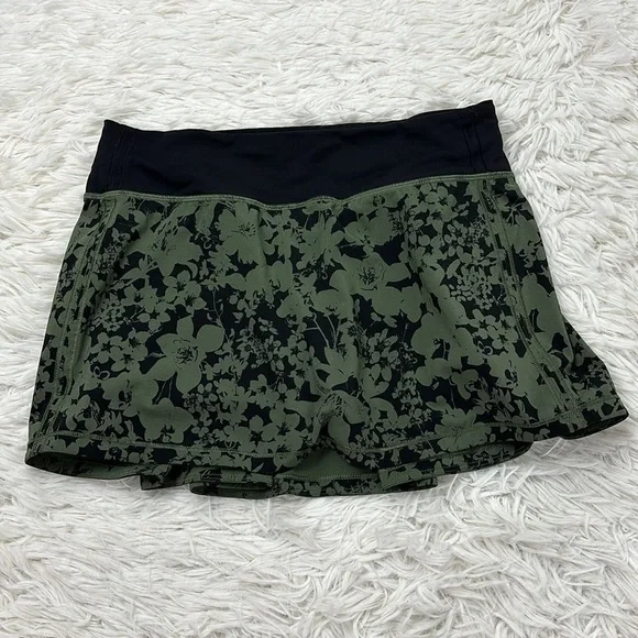 Lululemon Pace Rival Skirt (Regular) *No Panels Efflorescent Barracks Green