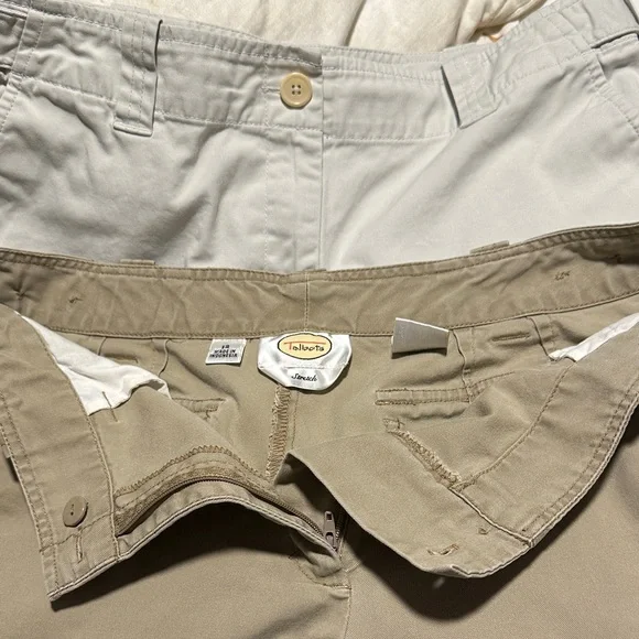 Talbots kahakis Casual Stretch Shorts 2 pairs ‎ size 12