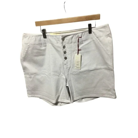 Sabrina Lauren Ultra Soft Stretch Shorts Size 24W NWT