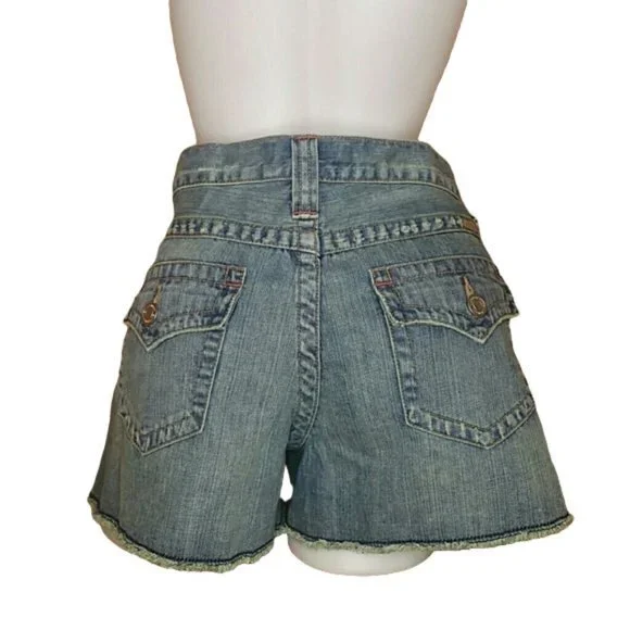 Victoria Secret London Jeans Distressed Shorts 14