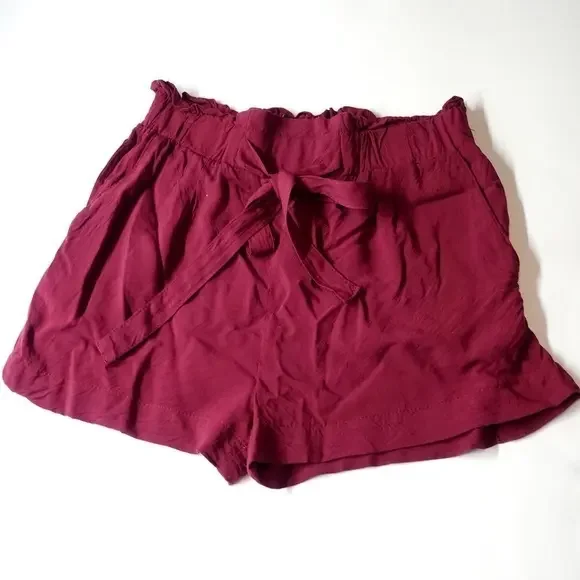 Ambiance Apparel‎ Pink Tie Knot shorts