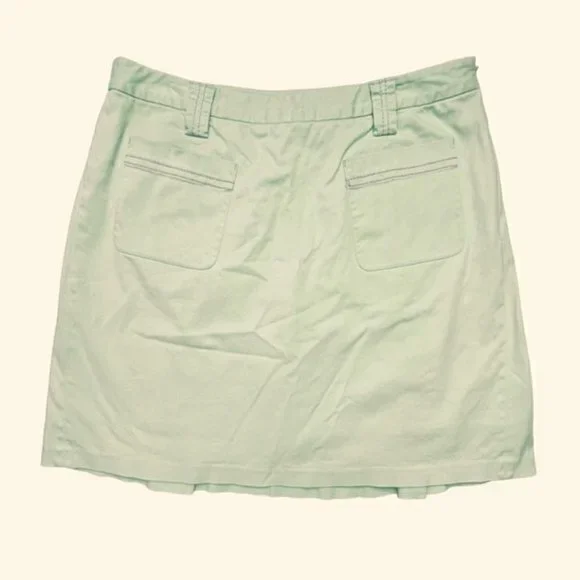 🛍️2 for $25 Sale🛍️ OXFORD GOLF Stretch‎ 8 SKORT SKIRT Green Pink Stitching