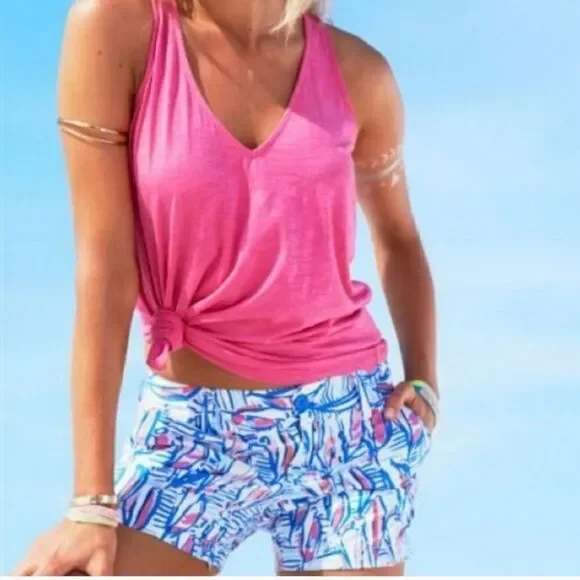 LILLY PULITZER CALLAHAN RedRight Return Sailboat Holy Grail Shorts