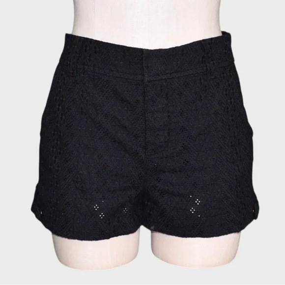 Free People Cotton Eyelet High Rise Shorts‎