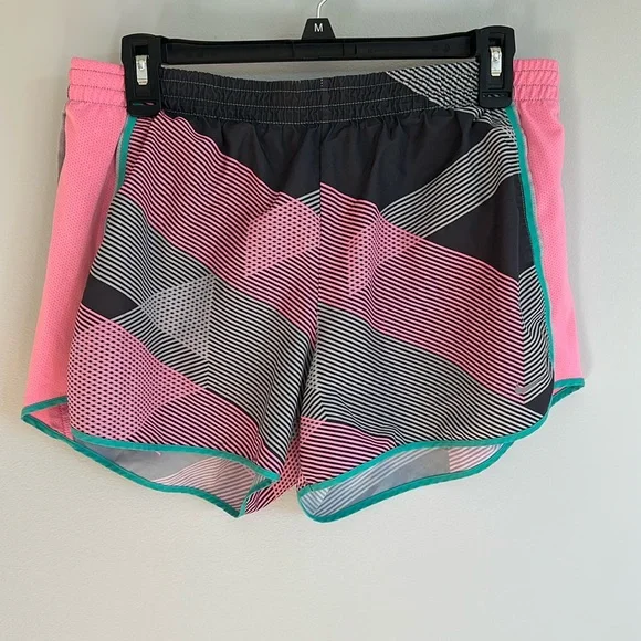 Nike dri-fit pink patterned athletic shorts
