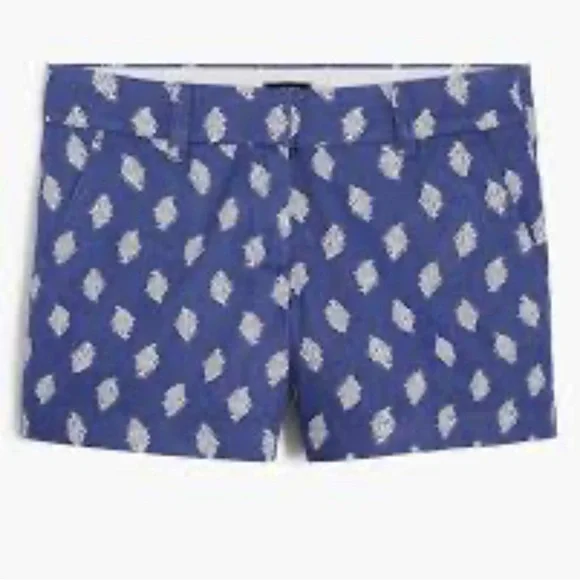 J. Crew‎ floral classic chino short Women Size 6 Preppy