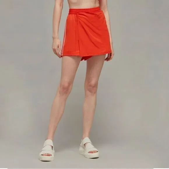 ‎NWT Adidas Y-3 Orange Firebird Short Skort Size XXS